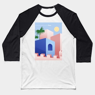 Boho travel art. Egypt, Morocco poster Baseball T-Shirt